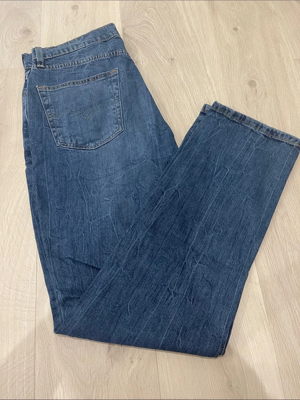 Levi's Dark Blue Straight-Leg Men's Jeans